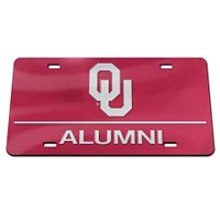 WinCraft Oklahoma Sooners Alumni Logo License Plate