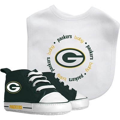 Infant Green Bay Packers Team - Bib & Sneakers Set