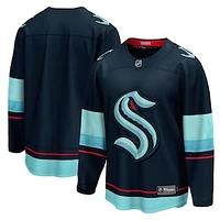 Men's Fanatics Deep Sea Blue Seattle Kraken Home Breakaway Jersey