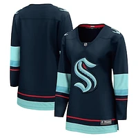 Women's Fanatics Navy Seattle Kraken Home Breakaway Jersey