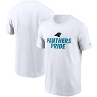 Men's Nike White Carolina Panthers Hometown Collection Pride T-Shirt