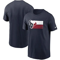 Men's Nike Navy Houston Texans Hometown Collection Flag T-Shirt