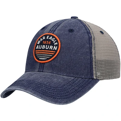 Men's Navy Auburn Tigers Sunset Dashboard Trucker Snapback Hat