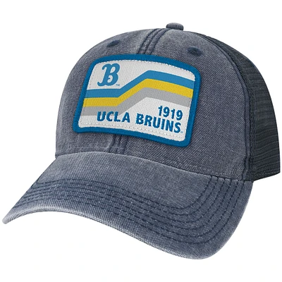 Men's Navy UCLA Bruins Sun & Bars Dashboard Trucker Snapback Hat