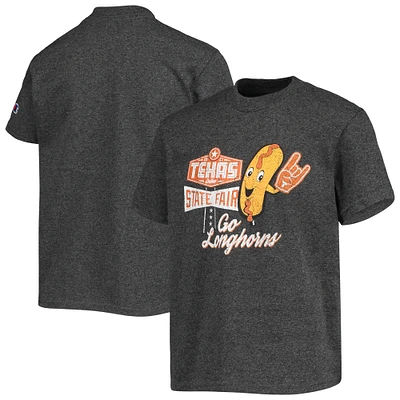 Youth Champion Heathered Gray Texas Longhorns Red River Showdown Vintage Fair T-Shirt