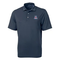 Men's Cutter & Buck Navy Arizona Wildcats Virtue Eco Pique Recycled Polo
