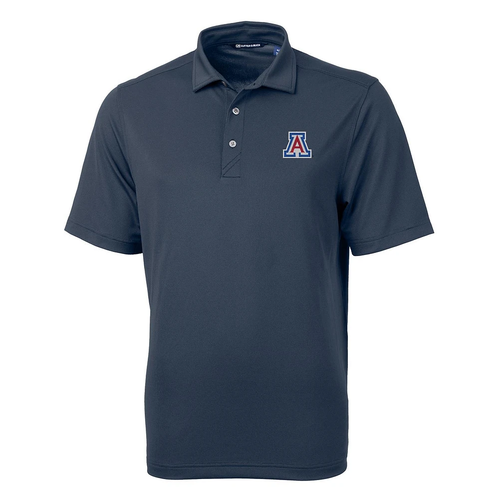 Men's Cutter & Buck Navy Arizona Wildcats Virtue Eco Pique Recycled Polo