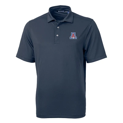 Men's Cutter & Buck Navy Arizona Wildcats Virtue Eco Pique Recycled Polo