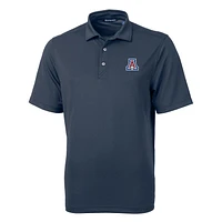 Men's Cutter & Buck Navy Arizona Wildcats Virtue Eco Pique Recycled Polo