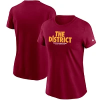 Women's Nike Burgundy Washington Football Team Hometown Collection T-Shirt