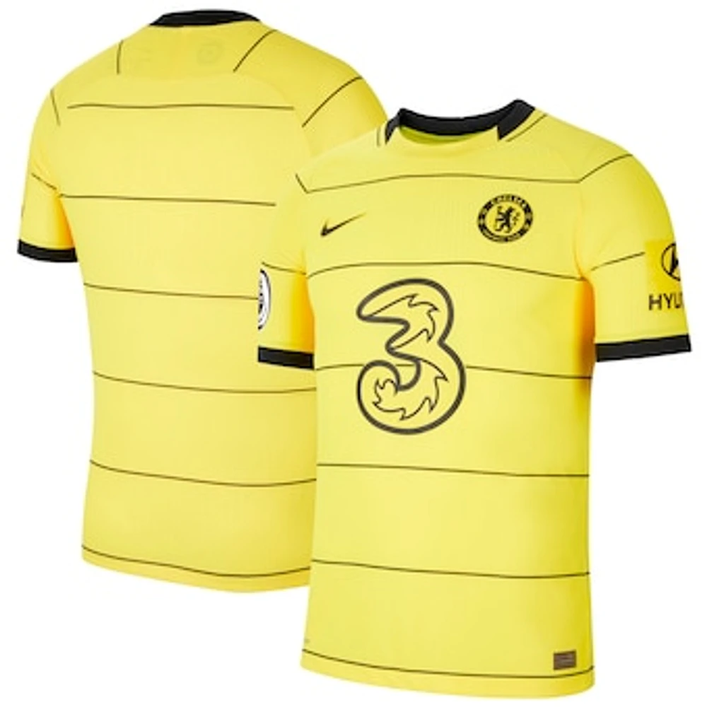 Men's Nike Yellow Chelsea 2021/22 Away Vapor Match Jersey