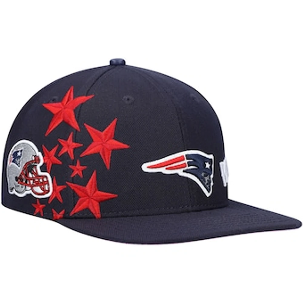 Men's Pro Standard New England Patriots Navy Stars Snapback Hat