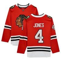 Seth Jones Red Chicago Blackhawks Autographed Fanatics Breakaway Jersey