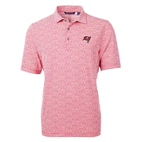 Men's Cutter & Buck Tampa Bay Buccaneers Virtue Eco Pique Botanical Print Polo