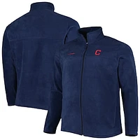 Men's Columbia Navy Cleveland Indians Big & Tall Steens Mountain Full-Zip Jacket