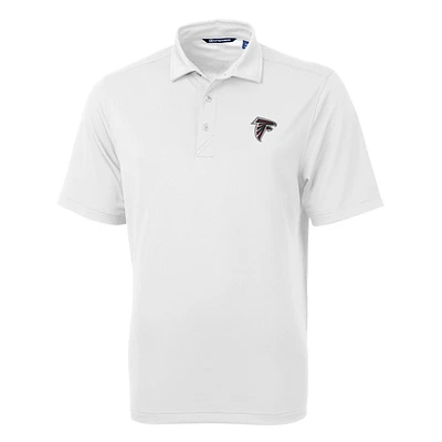 Men's Cutter & Buck White Atlanta Falcons Virtue Eco Pique Recycled Polo
