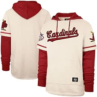 Men's '47 Cream St. Louis Cardinals Trifecta Shortstop Pullover Hoodie