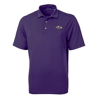 Men's Cutter & Buck Purple Baltimore Ravens Big Tall Virtue Eco Pique Recycled Polo