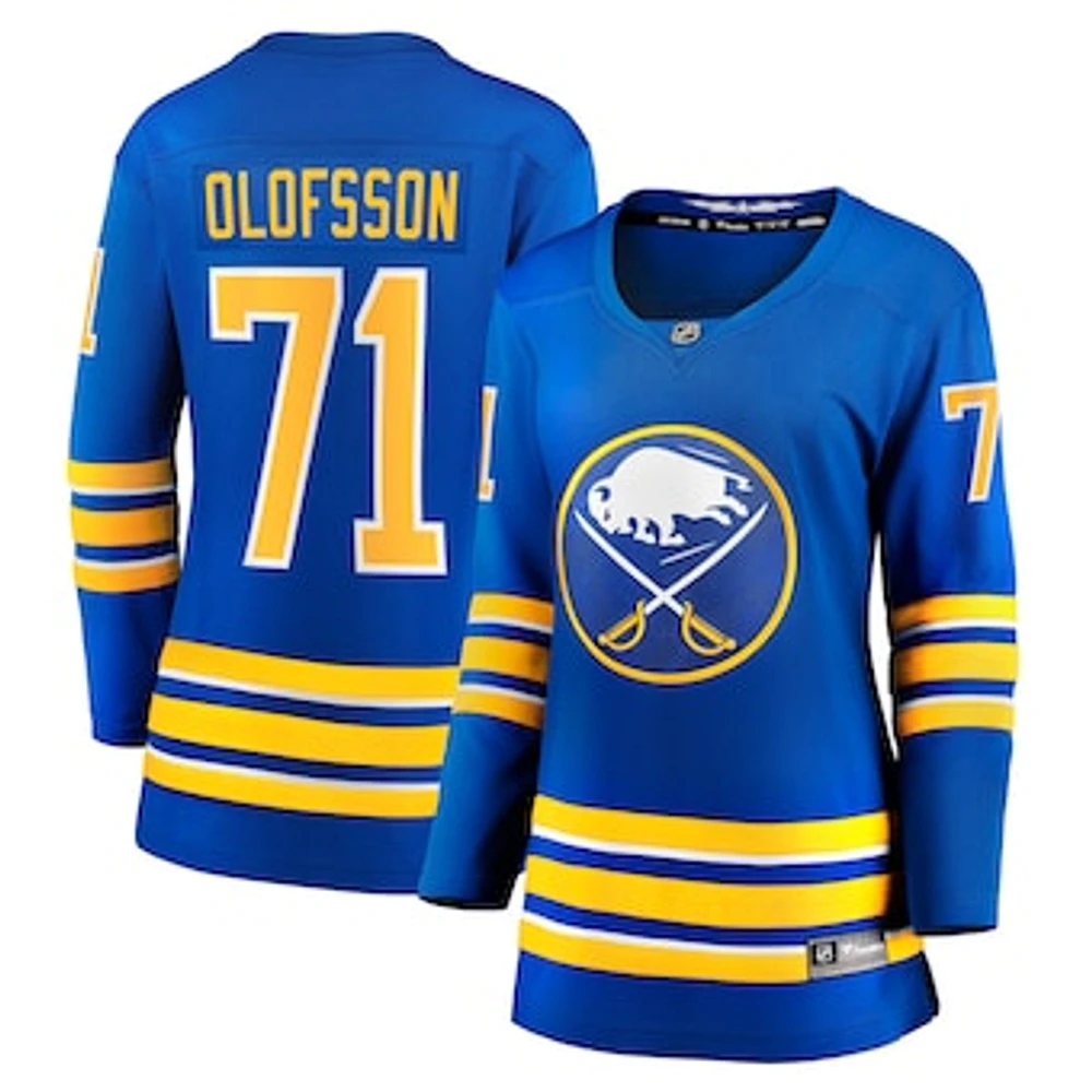 Women's Fanatics Victor Olofsson Royal Buffalo Sabres Breakaway Player Jersey