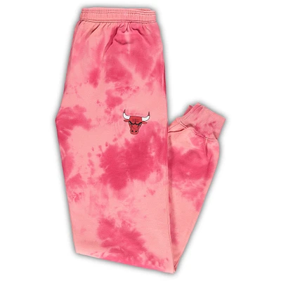 Men's Fanatics Red Chicago Bulls Big & Tall Wordmark Cloud Dye Jogger Pants