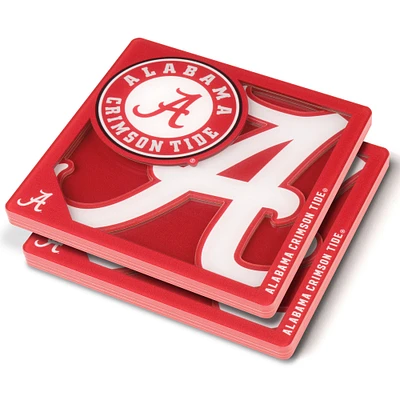Alabama Crimson Tide 3D Team Coaster 2-Pack