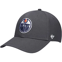 Men's '47 Charcoal Edmonton Oilers Legend MVP Adjustable Hat