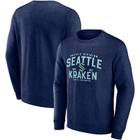 Men's Fanatics Deep Sea Blue Seattle Kraken Classic Move Pullover Sweatshirt