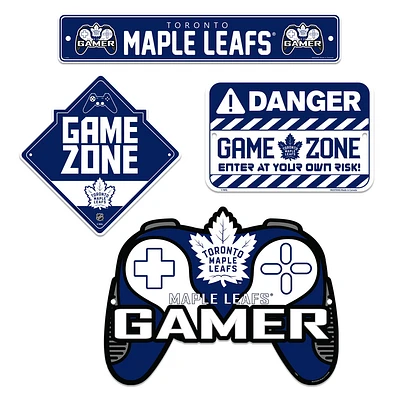 Toronto Maple Leafs - 4-Piece Gaming Sign Set