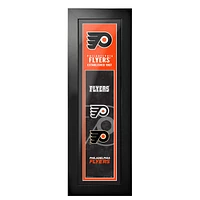 Philadelphia Flyers - 6'' x 22'' Logos to History Framed Art