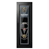 Vegas Golden Knights - 6'' x 22'' Logos to History Framed Art