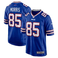 Men's Nike Quintin Morris Royal Buffalo Bills Game Player Jersey