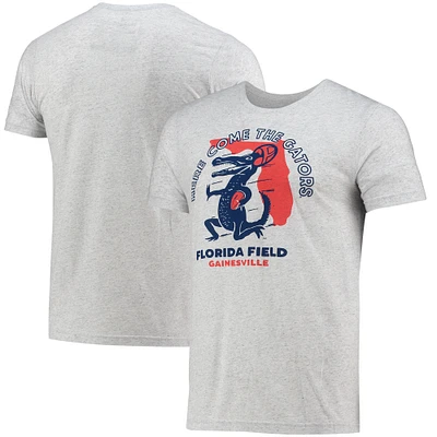 Men's Homefield Heathered Gray Florida Gators Vintage Here Come The T-Shirt