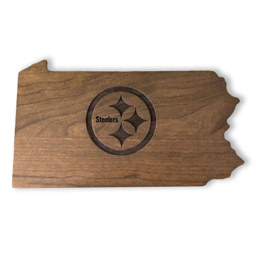 Imperial Pittsburgh Steelers 5.5'' x 9'' Wooden Magnetic Keyholder