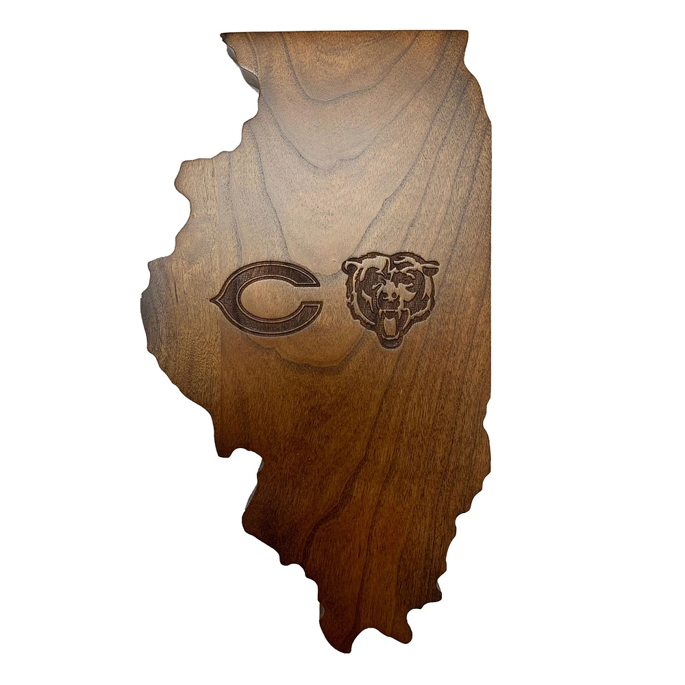 Imperial Chicago Bears 5.5'' x 10'' Wooden Magnetic Keyholder