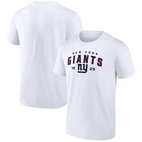 Men's Fanatics White New York Giants Established T-Shirt