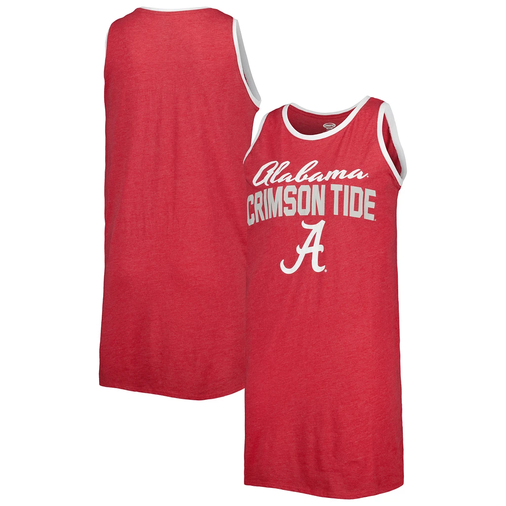 Women's Concepts Sport Crimson Alabama Tide Tank Nightshirt