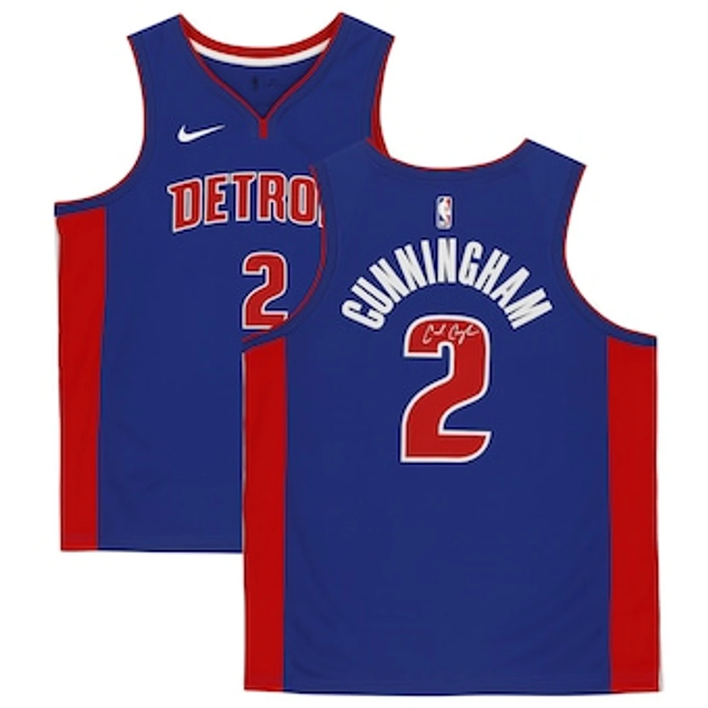 Cade Cunningham Detroit Pistons Autographed Swingman Jersey