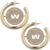 BaubleBar Washington Commanders Logo Large Hoop Earrings