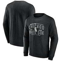 Men's Fanatics Heathered Black Chicago White Sox Classic Move Pullover Sweatshirt