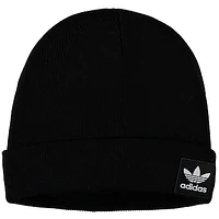Men's adidas Originals Black Logo Grove Cuffed Knit Hat