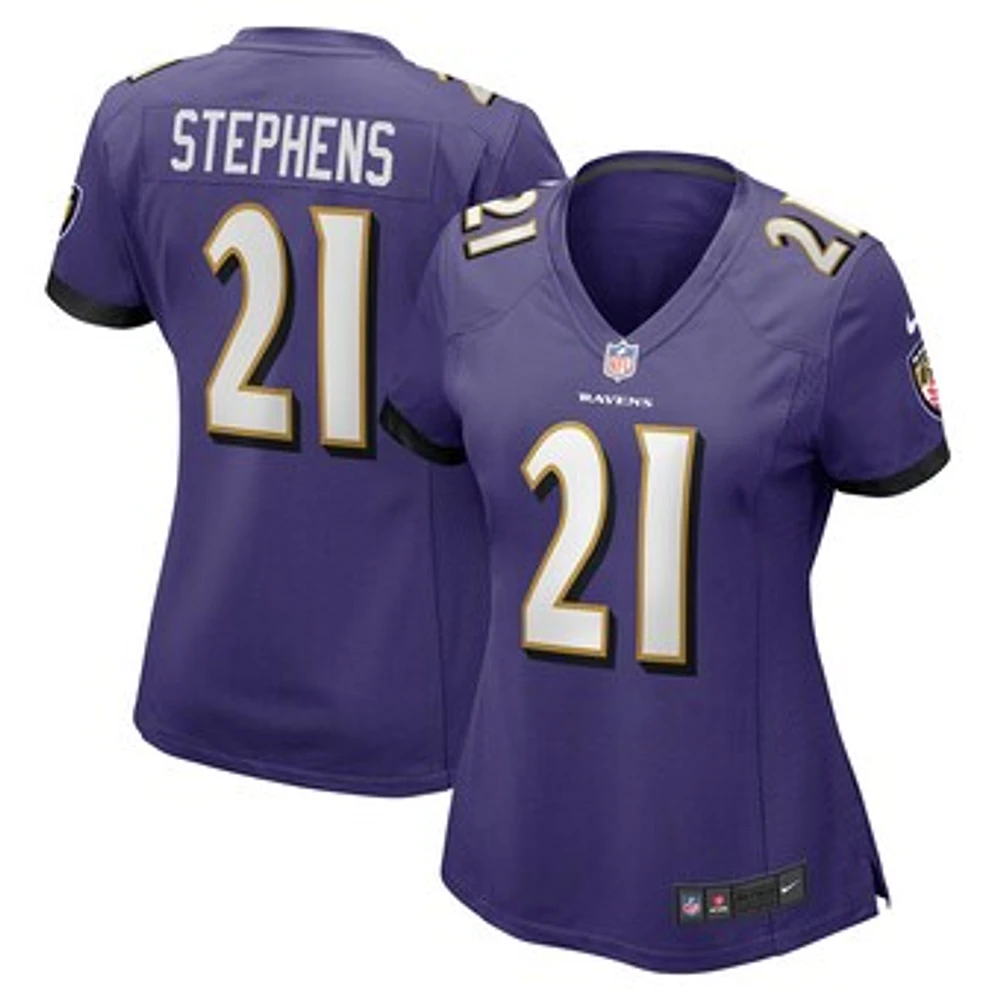 Women's Nike Brandon Stephens Purple Baltimore Ravens Game Jersey