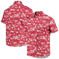 Men's Reyn Spooner Crimson Oklahoma Sooners Classic Button-Down Shirt