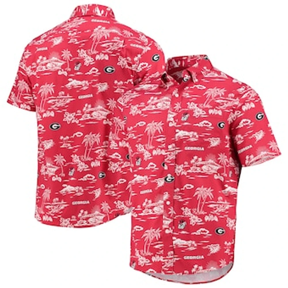 Men's Reyn Spooner Red Georgia Bulldogs Classic Button-Down Shirt