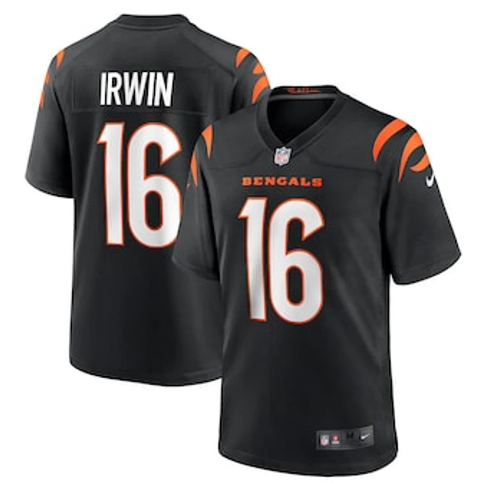 Men's Nike Trenton Irwin Black Cincinnati Bengals Game Player Jersey