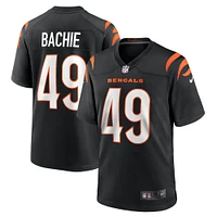 Men's Nike Joe Bachie Black Cincinnati Bengals Game Jersey