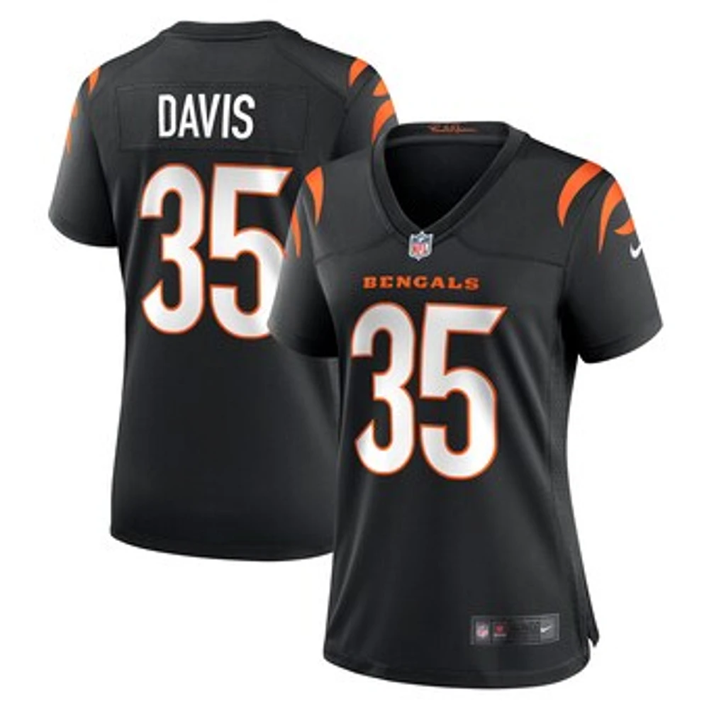 Women's Nike Jalen Davis Black Cincinnati Bengals Game Player Jersey