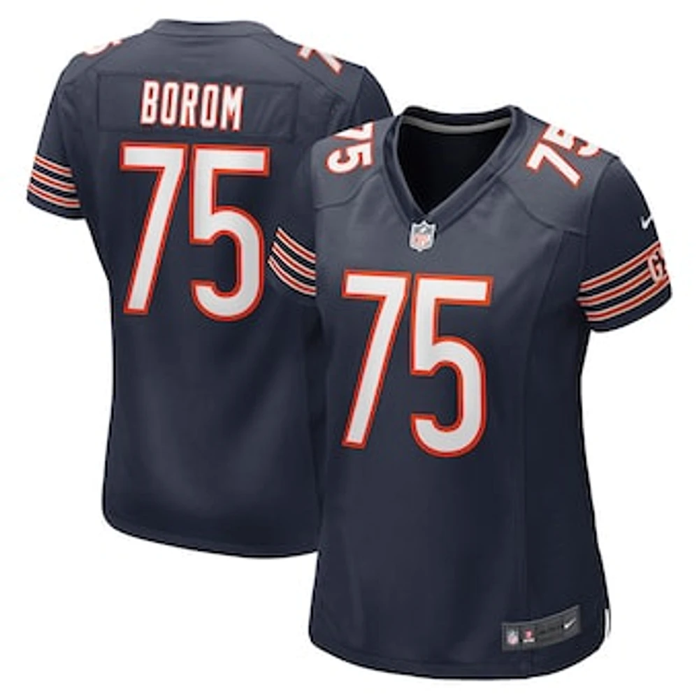 Women's Nike Larry Borom Navy Chicago Bears Game Jersey