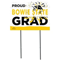 Bowie State Bulldogs 18'' x 24'' Proud Grad Yard Sign