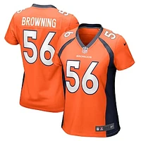 Women's Nike Baron Browning Orange Denver Broncos Game Jersey