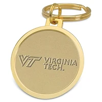 Gold Virginia Tech Hokies Split-Wire Logo Key Ring